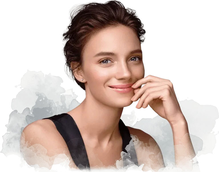 Beautiful woman in her 30s, head and shoulders only, representing natural PRP facial rejuvenation at Infinite You MedAesthetics to boost collagen, smooth fine lines, improve skin tone and texture, and restore a youthful, radiant glow.